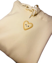 Load image into Gallery viewer, Cream Fuzzy Heart Hoodie
